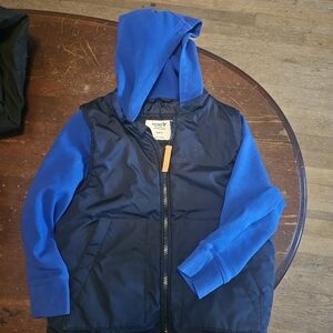 Old Navy Kids Blue and Black Puffer Jacket
